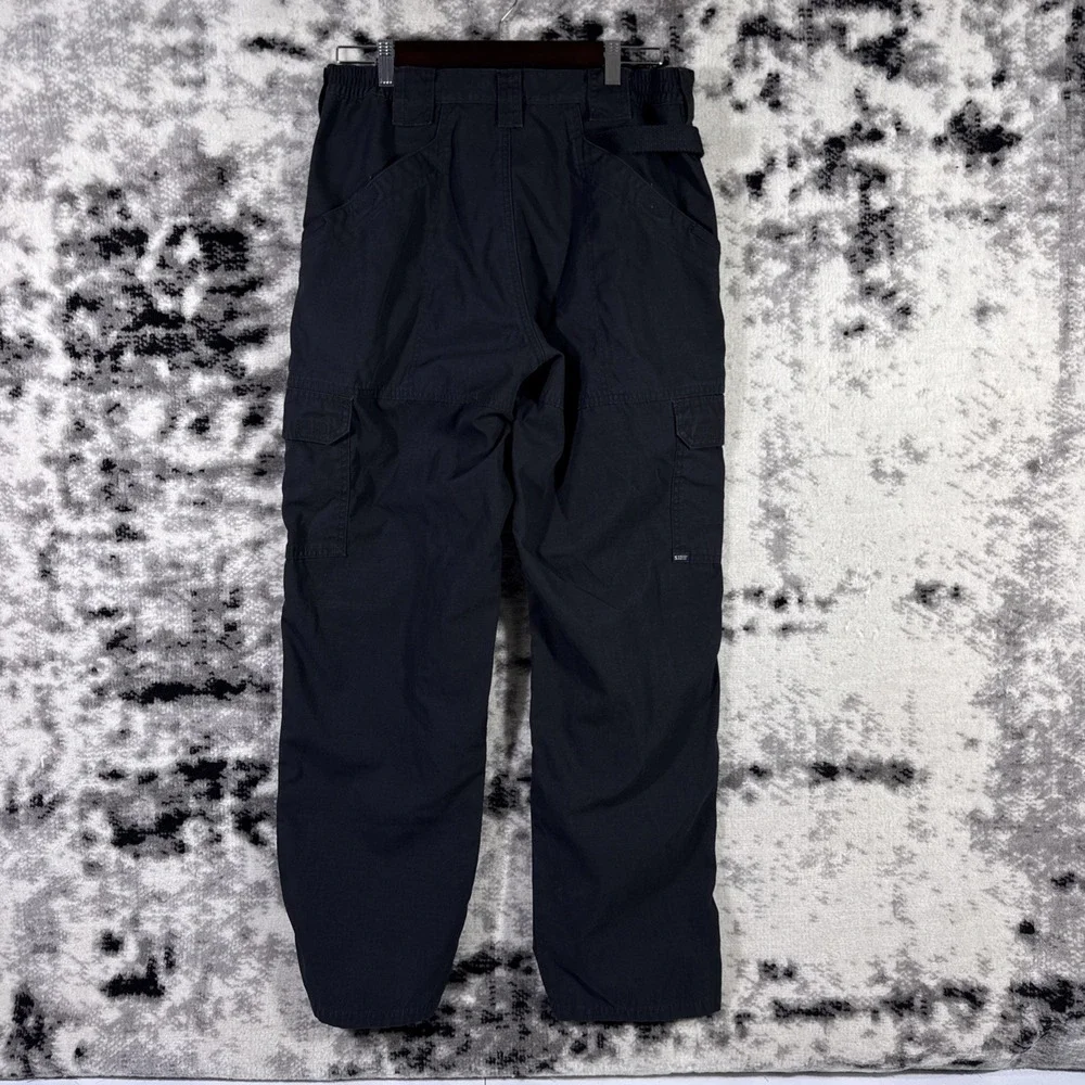 5.11 Tactical Pants Mens‎ Size 34x34 Black Ripstop Cargo Tactical Utility Duty